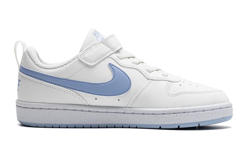 Kids' Sneakers Nike Court Borough Low Recraft PS 'Summit White Cobalt Bliss'