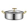 Chuyiqi Hammered Three-Layer Steel Split Hotpot