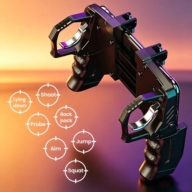 PUBG Smart phone Command Controller for Trigger Free Fire Cell Phone Gamepad Joystick for Android iPhone Control Mobile Game Pad 5