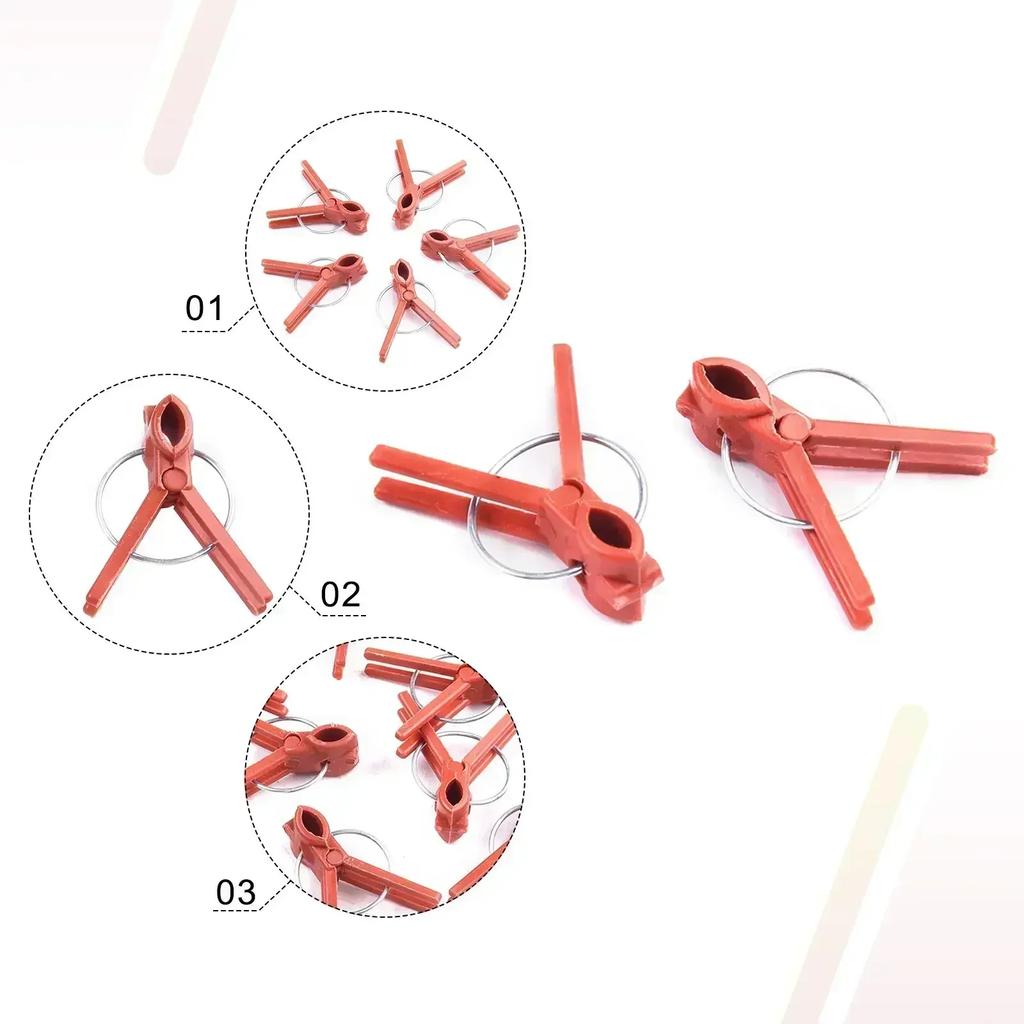 Garden Tool Graft Clip Graft Clamp For Watermelon For Eggplant For Novice Enthusiast 50Pcs Ample Quantity Plastic