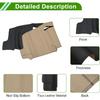Leather Dashboard Cover for Chevy Silverado 2014-2018 Dashboard Mat Anti Slip Sun UV Heat Shield Protection Black