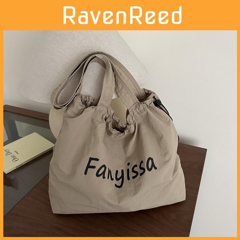 Summer Lazy Style Printed Canvas Tote Bag With Drawstring Closure For Casual Daily Use