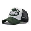 Spring and Summer New American Letter Embroidery Baseball Hat Men's and Women's Sunshade Mesh Color Matching Cap Outdoor Truck Hat
