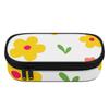 Pencil Pouch Spacious Storage 300D Polyester Smooth Zipper with Main Compartment Mesh Pocket and Pen Slots for Boys Girls