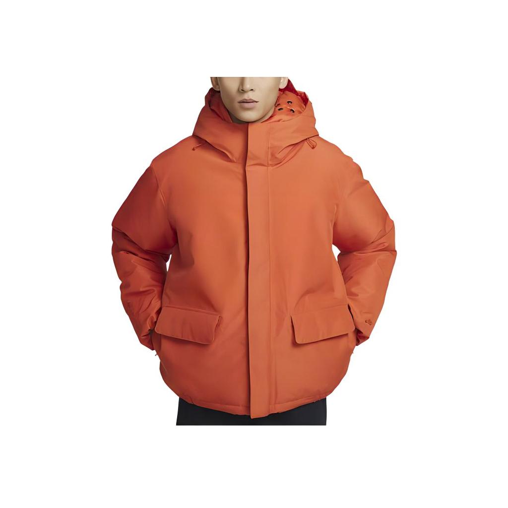 Nike Therma-Fit Tech Gore-Tex Water-Resistant Solid Color Fashion Versatile Jacket Men jackets Coral-Red FZ0725-846