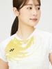 Yonex Short Sleeve Game White Size S Women's Shirt, (011),