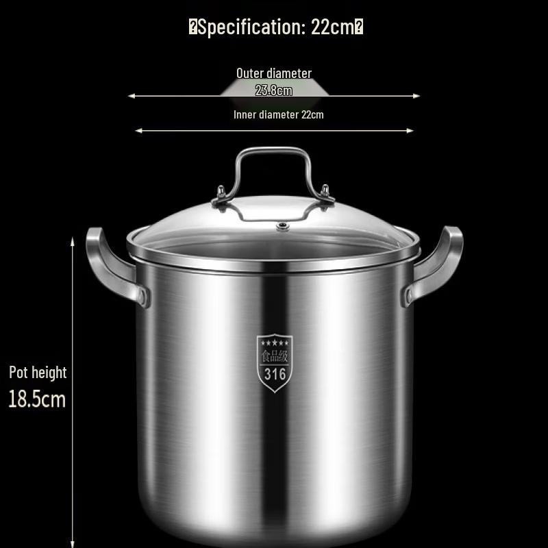Кастрюля ZISIZ из нержавеющей стали 316
