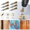 Set of 6 Pen-Shaped Stainless Steel Wire Brushes, Perfect for Removing Rust and Dirt. Includes a Pen-Shaped Stainless Steel Wire Brush Set for Polishi