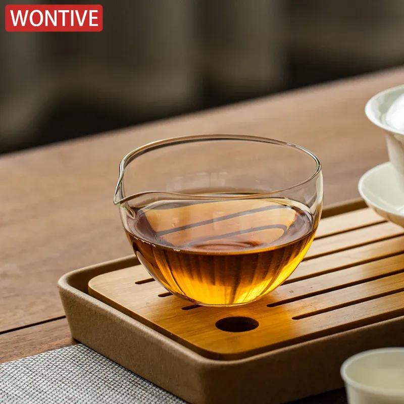 Glass Matcha Chawan Matcha Bowl Heat-resistant Kung Fu Tea Set Accessories Japan Ceremonial Matchas Mixing Bowl Kitchen Tools