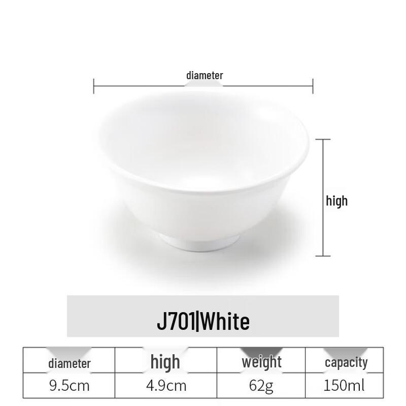 Chinese Style Melamine Double-Color Twill Bowl