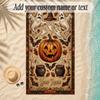 Halloween Theme Soft Beach Towel Personalized Custom Name Text Towel Portable for Beach Pool Travel
