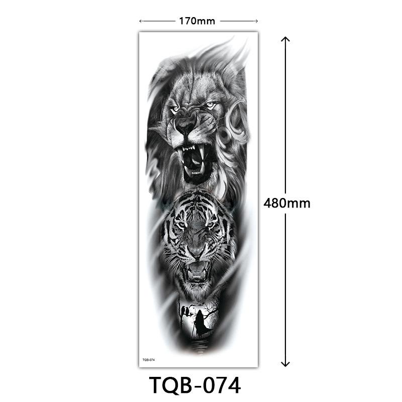 Full Arm Tattoo Sticker Full Arm, Full Arm Big Picture Tattoo Sticker, Flower Arm Tattoo Sticker Tattoo