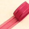 Hot sale 38MM Chromatic stripe chiffon Printin Ribbon Belt DIY Handmade bowknot Hair Accessories Decoration supplies 1 meter/lot