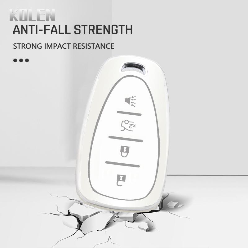 Tpu Car Remote Key Case Cover Shell Fob For Chevrolet Chevy Malibu Camaro Cruze Traverse Spark Equinox Sonic Volt Bolt Keychain