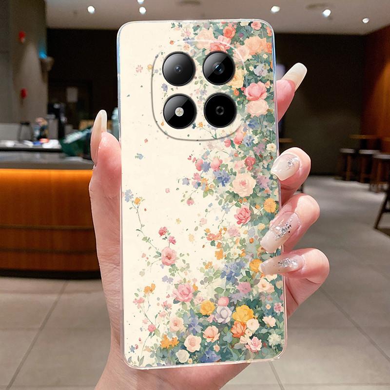 

For Redmi Note 15 Pro 4G Phone Case Fashion Butterfly Flower Clear Soft TPU Silicone Back Cover For Redmi Note15 15Pro 4G Casing Redmi note 15 Pro 4G