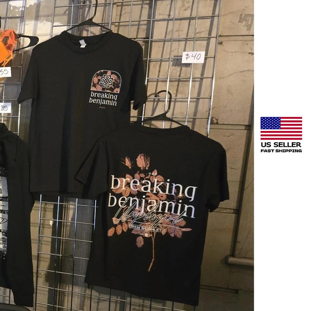 New Sale Breaking Benjamin Unplugged Tour Merch 2025 T-shirt reprint AN53844 Unisex T-Shirt XXL