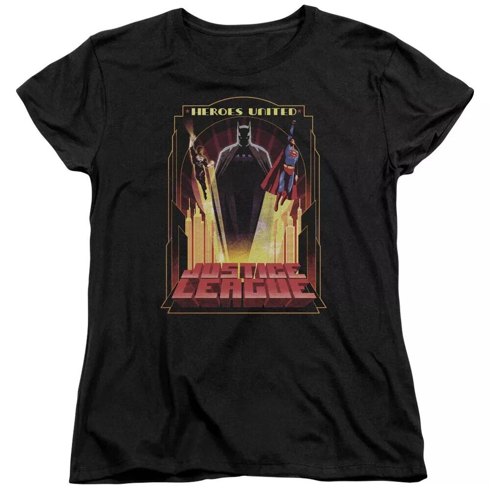 Justice League Of America  Heroes United  Women s T-Shirt M