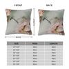 Wilted Pink Peony Pillowcase Polyester Linen Velvet Pattern Zip Decor Pillow Case Sofa Cushion Cover 18"