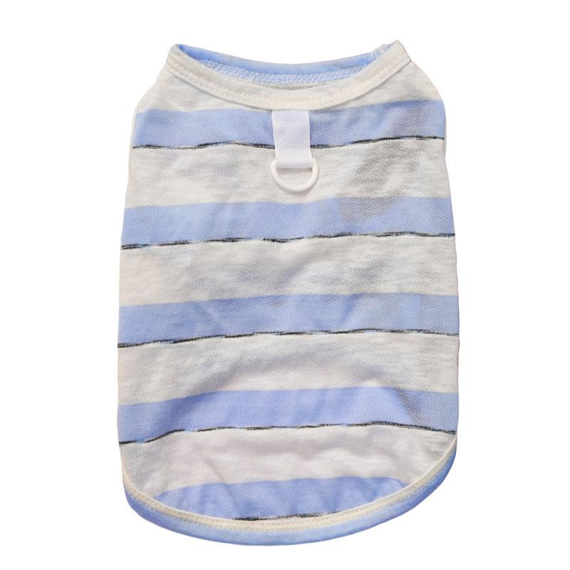 Lightweight Cotton Dog and Cat Summer Clothes for Small-sized Pets. Suitable for Walking and Protecting The Belly To Prevent Dirt.