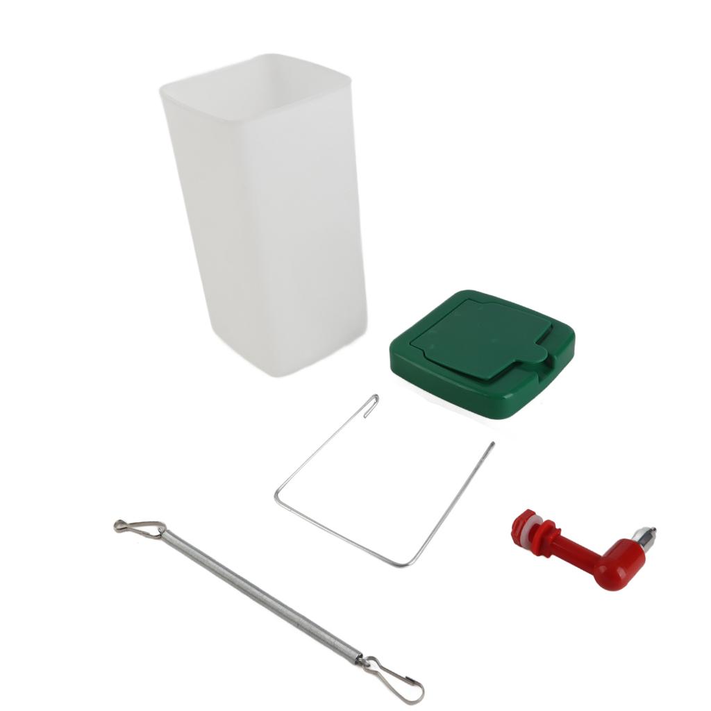 Chicken Nipple Waterer Hanging Leak Proof Large Capacity Poultry Nipple Drinker for Farm Hanging Chicken Nipple Drinker