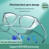 MZ11 Jelly Color HD Anti-Blue Light Glasses: Transparent, Windproof, Sandproof, Japanese Style