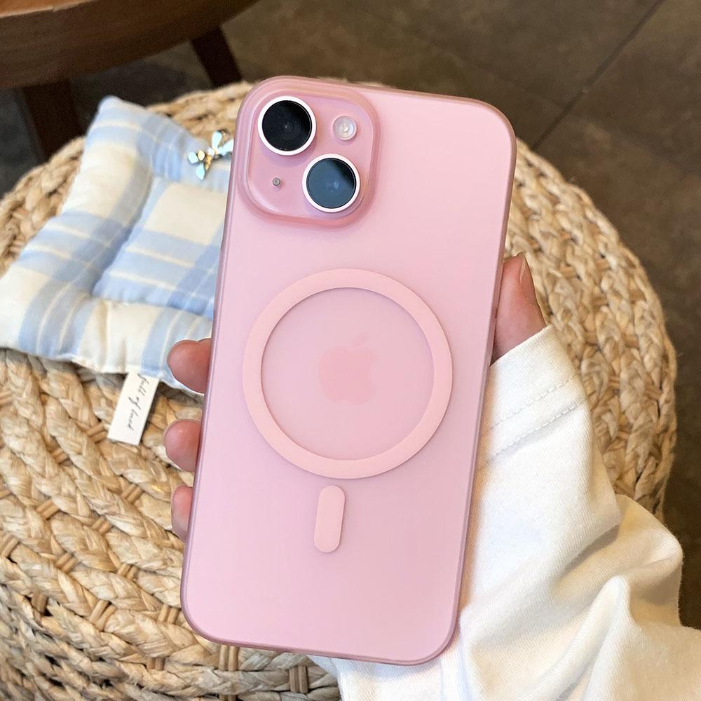 

Phone Case For 16 15 14 13 12 11 Pro Max For Magsafe Magnetic Wireless Charging Animation Shockproof Cover Matte Case For iPhone 11 Pro