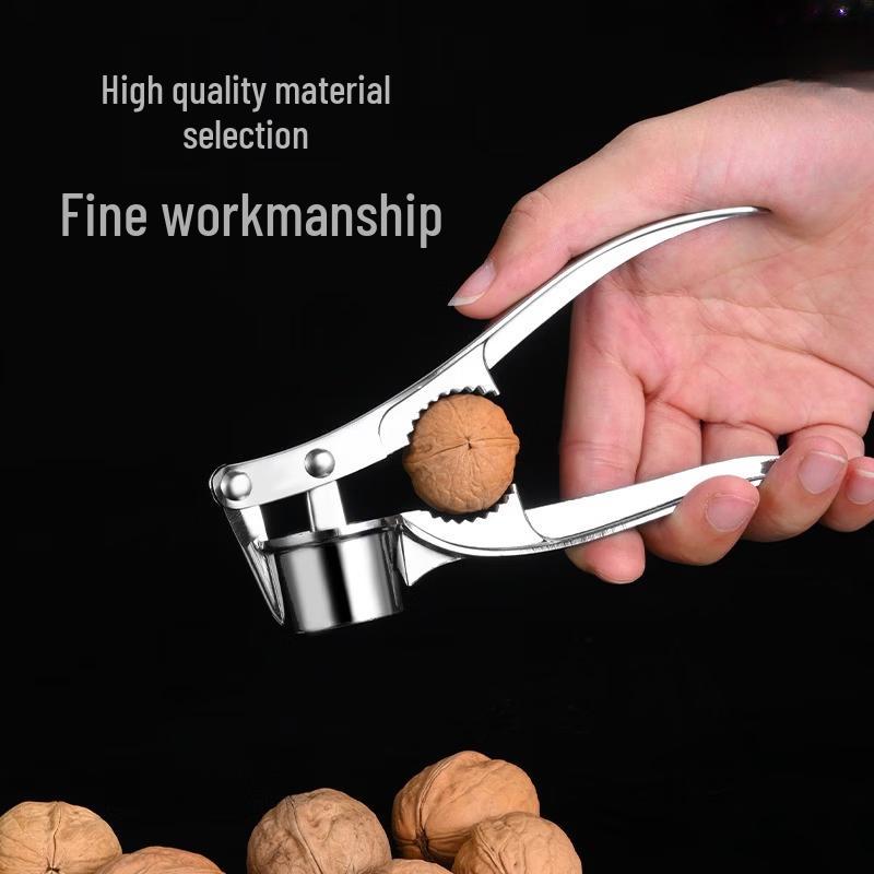 Manual Stainless Steel Garlic Press and Peeler