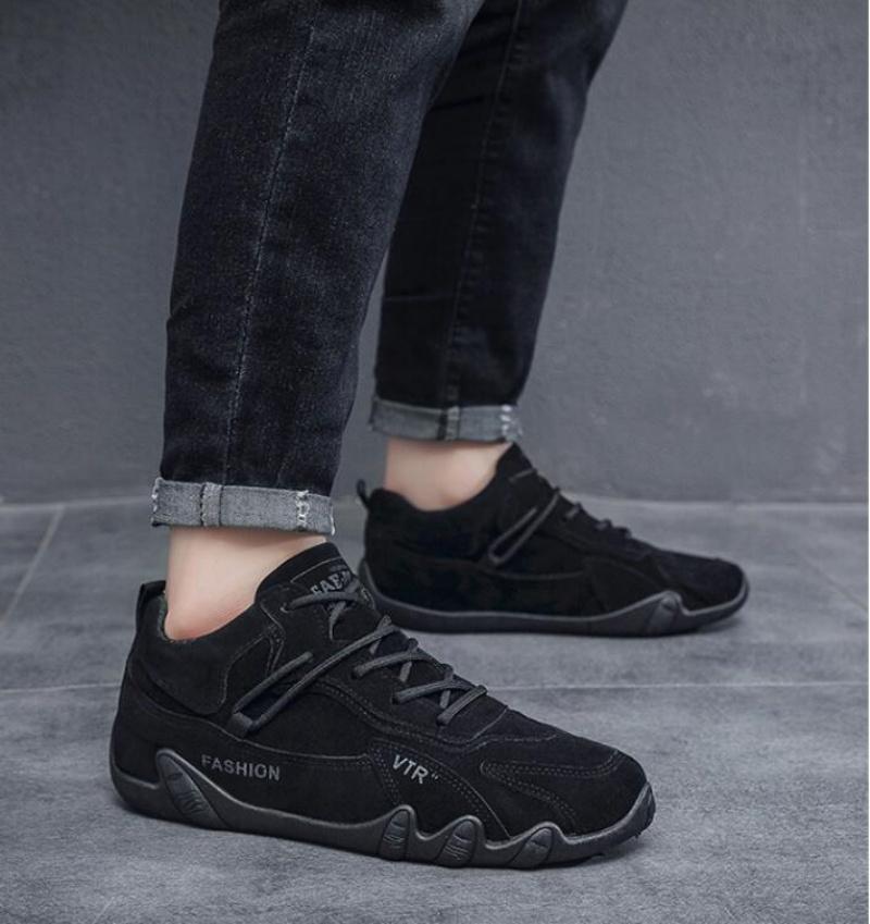 Модные водонепроницаемые кожаные ботильоны для мужчин — фото 6