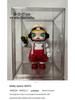 Transparent Vinyl Labubu Doll Display Storage Box for Pop Mart Figurines