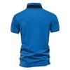 Polo Men's T-shirt Short Sleeve Spring and Summer New Cotton Logo High-end Men's Polo Shirt Cotton