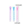 5-hole Colorful Bubble Tube Toy Handheld Mini Bubble Wand Cat Paw Bubble Blower  Amusement Park