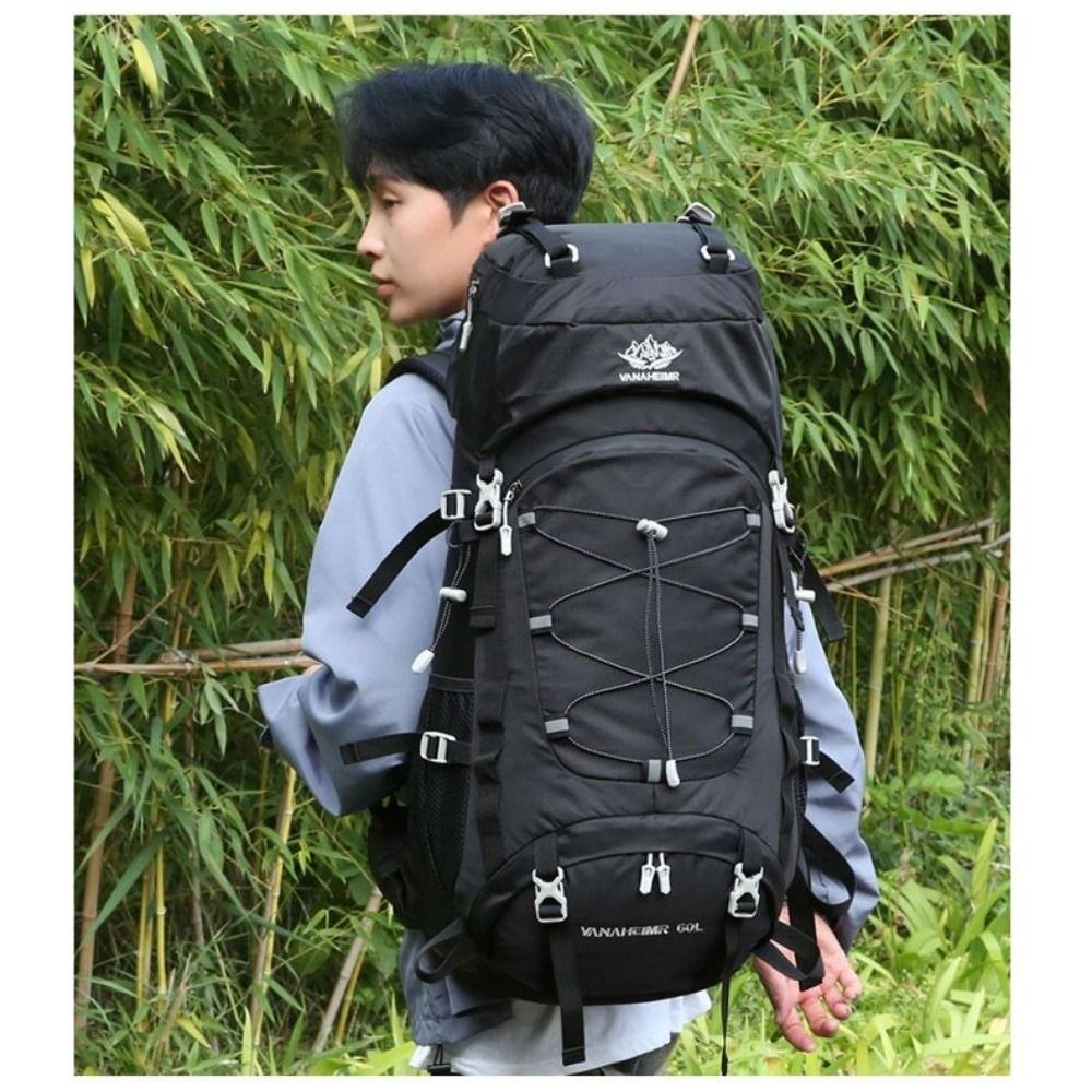 Multifunctional Hiking Backpack 60L Large Capacity Outdoor Rucksack  Doll House Decor