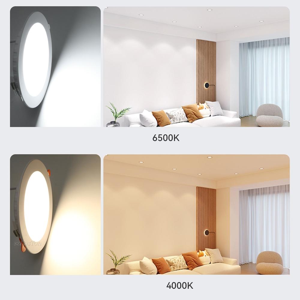 LED Downlight Recessed Ceiling Lamp 7W 9W 12W 20W AC220V Cold White LED Spotlight for Living Room Corridor Bathroom Kitchen
