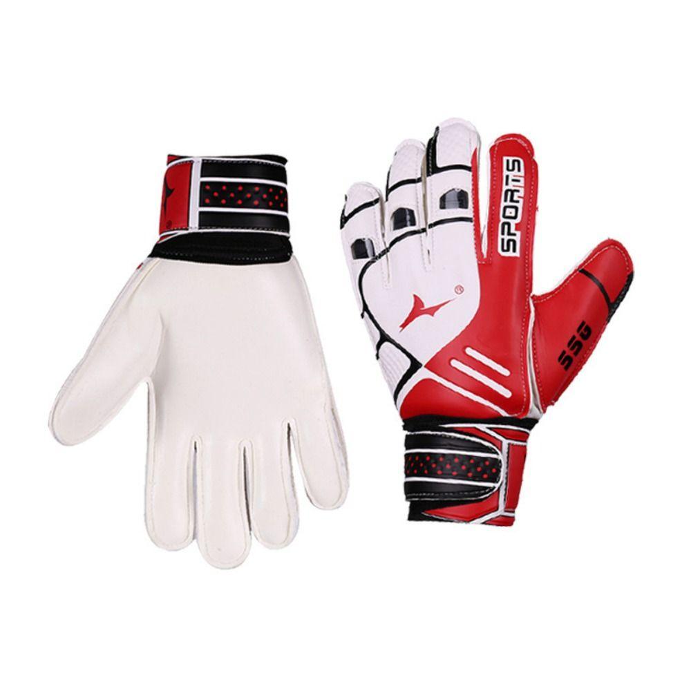 Thickened Kid's Soccer Goalkeeper Gloves Latex Football Gloves Breathable Kids Goalkeeper Glove