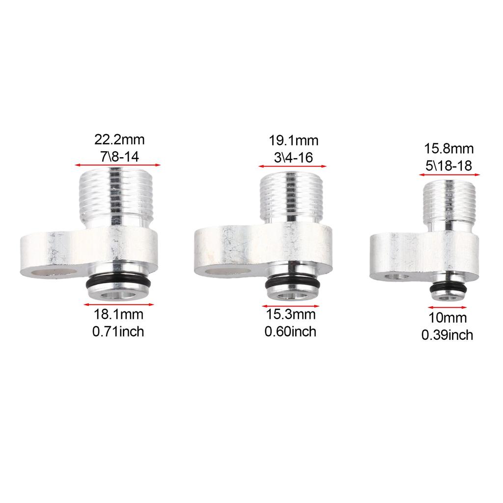 Car A/C Lines Condenser Radiator Fitting Adapter Hose AC Compressor Drier