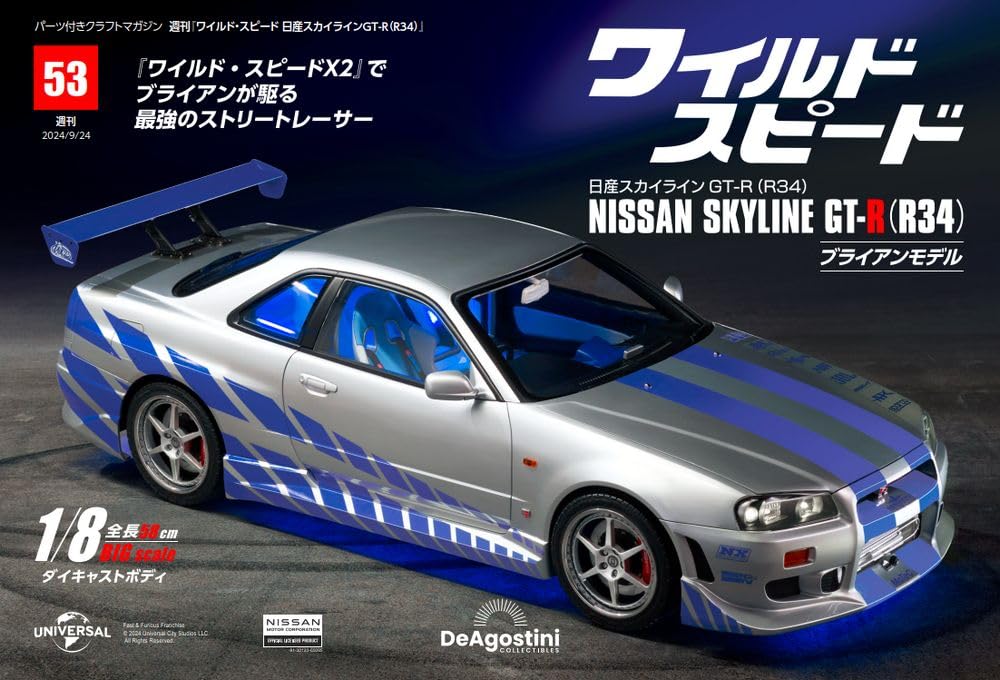 

Fast Furious Nissan Skyline 53 & GT-R (R34) No. [Encyclopedia] (with parts)