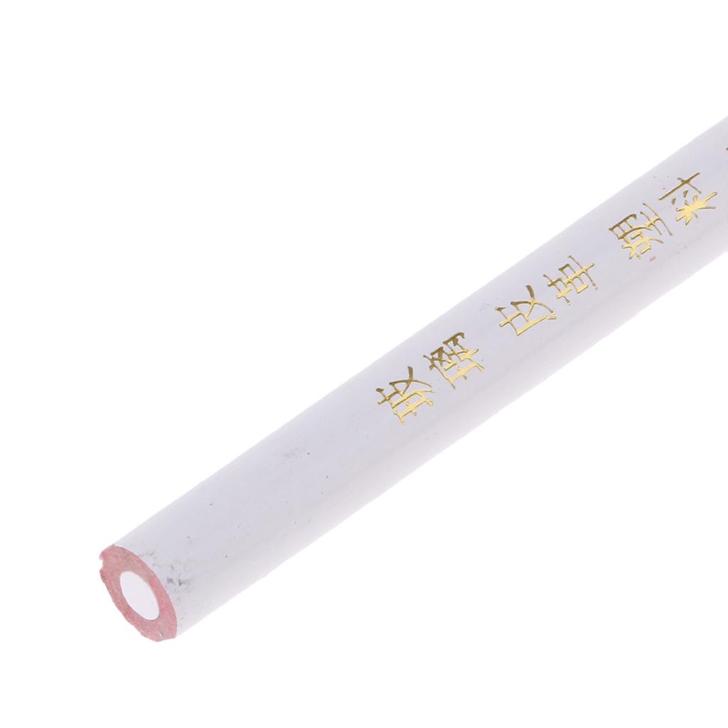 Sewing Tools Fabric Marking Pencil White Wood Craft Pen for Leather and Patchwork Sewing Materials