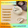 AI Real-time Translation Bluetooth Earbuds, Open-Type, HD Calls, HiFi Sound Quality