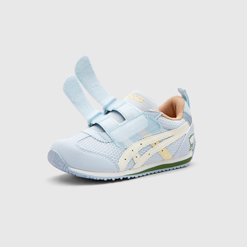 Asics Breathable Mesh Arch Support Reinforced Soft Sole Non-Slip Velcro Anti-Collision Shoe Kids Sneakers 1144A454-020