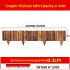 Flexible Garden Arc Wood Fence: Decorative, Anti-Corrosion Courtyard Barrier