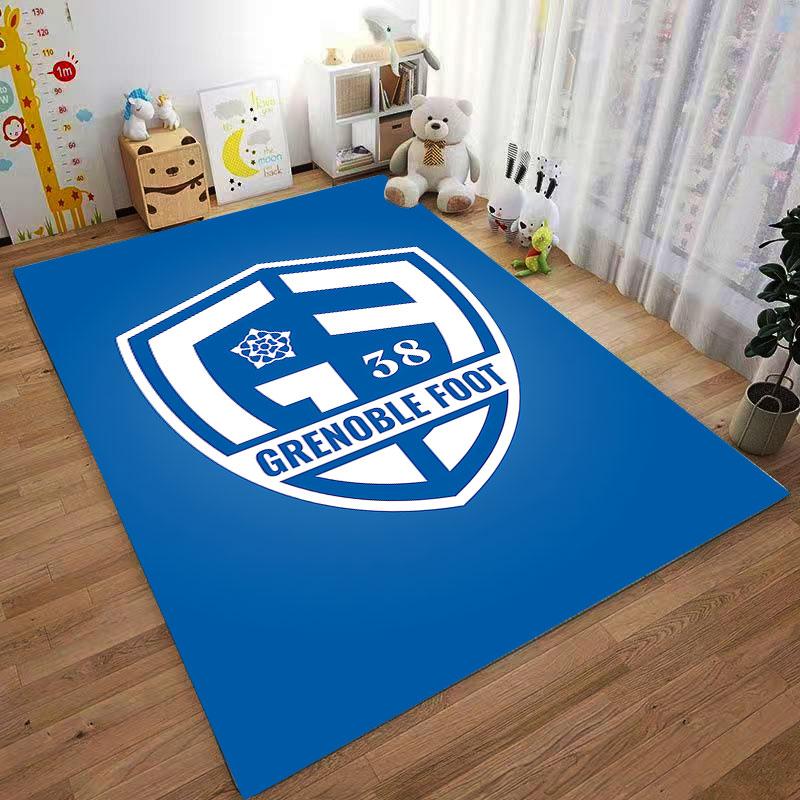 Grenoble Foot Logo Carpet suitable as a non-slip mat for the living room or bedroom sofa
