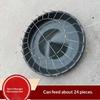 Roof Design Large Circular Chicken Feeder 12/14/16 Holes Rain Resistant for Farm Backyard Poultry Coop
