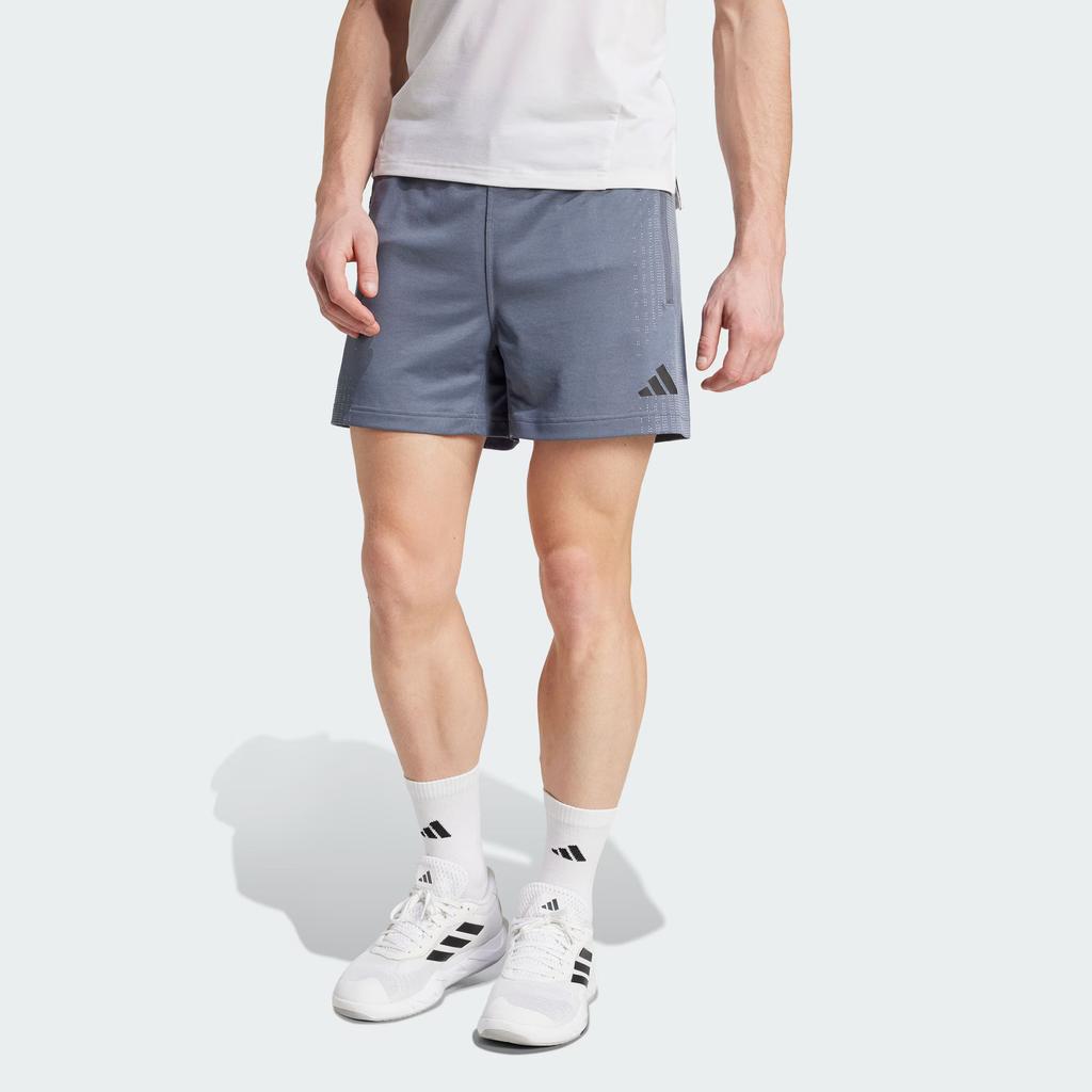 Adidas Airchill Climacool Logo Slim Fit Comfortable Versatile Sports Shorts Men Shorts Light-Gray Silver JI8190
