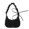 Minimalist Pu Small Shoulder Bag With Zipper Closure Ideal For Casual Outings