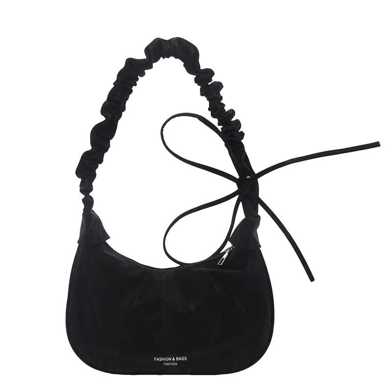 Minimalist Pu Small Shoulder Bag With Zipper Closure Ideal For Casual Outings