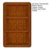 Silicone Chocolate Mold 8/12/24-Cavity Square Baking Molds for Waffles Easy Release Clean Kitchen Essential
