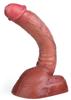 Gode Curved Base 20 x 4.5cm Marron - RealCockz - Godes Réalistes