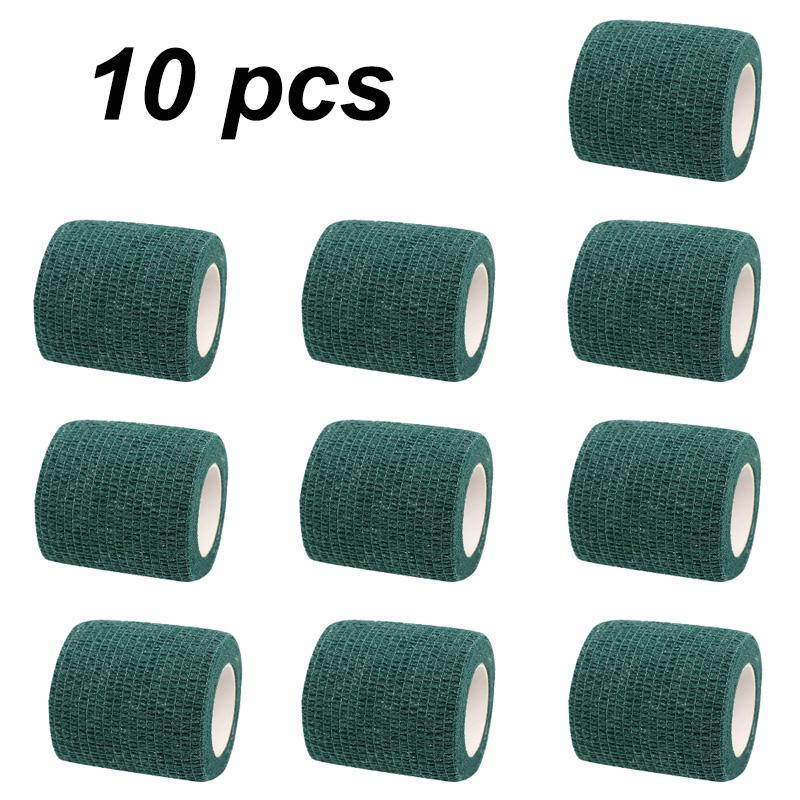10 Rolls Athletic Wrap Tape Self Adhesive Elastic Bandage Sports Protector Knee Finger Wrist Pet Shoulder Tattoo Accessories