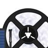 Solar LED Streifenbeleuchtung 5M Strombetrieben Flexibles Bandlicht für Terrasse Warmweiß