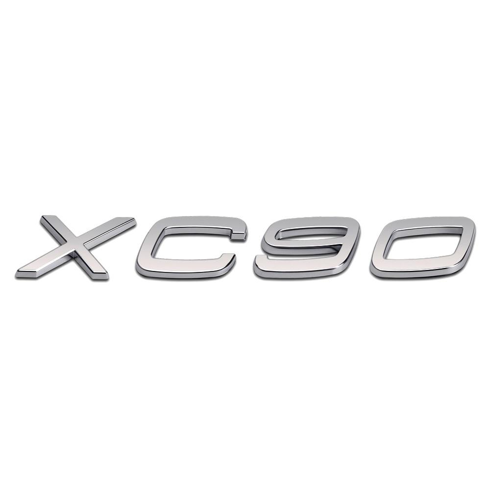 Pro Volvo XC60 XC90 Písmena na zadním kufru Nálepka s logem 3D ABS Odznak Ozdobný dekor Příslušenství Auto Ocas Slovo Typový štítek
